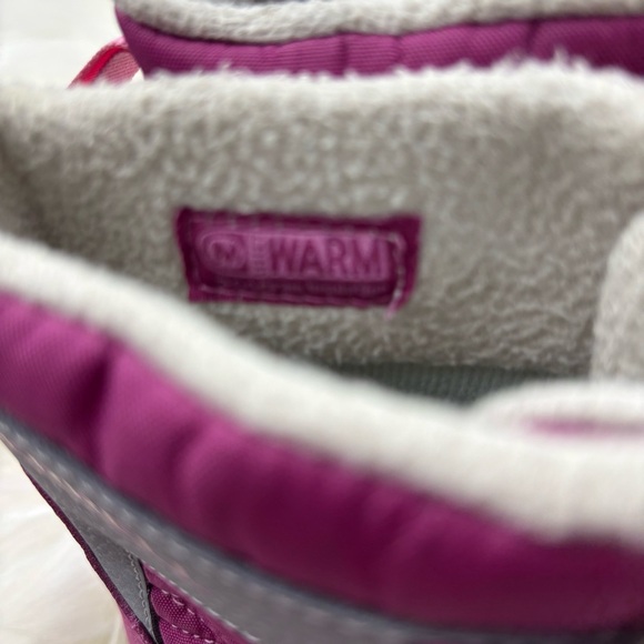 Merrell Kids' Purple and Gray Boots With Velcro Straps - Picture 7 of 8